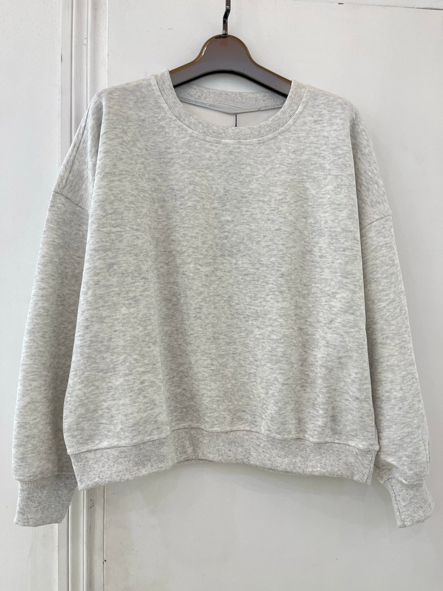 Comfy basic sweater - grijs