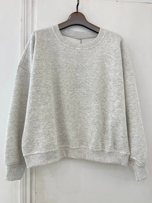 Comfy basic sweater - grijs