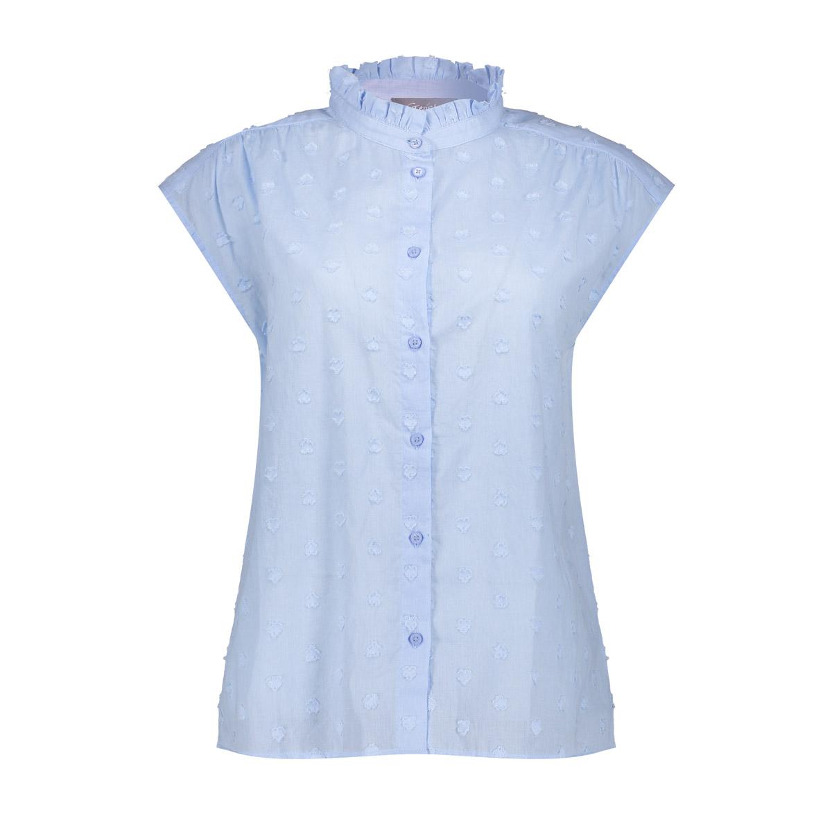 Blouse hartjes - lichtblauw