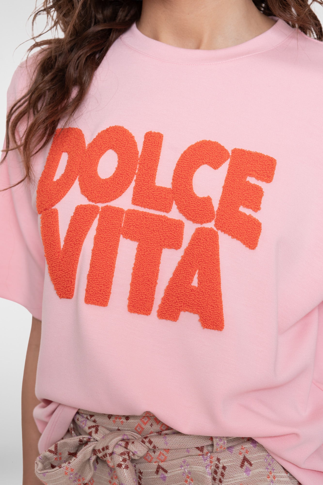 Sweat scuba Dolce Vita - roze/oranje