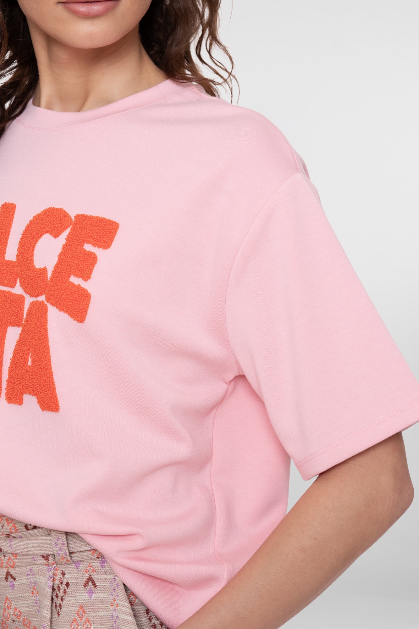Sweat scuba Dolce Vita - roze/oranje