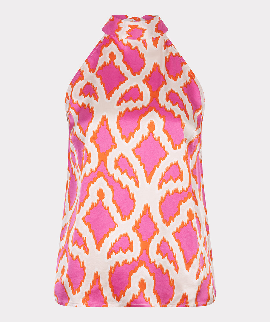 Top halter disco spark - print