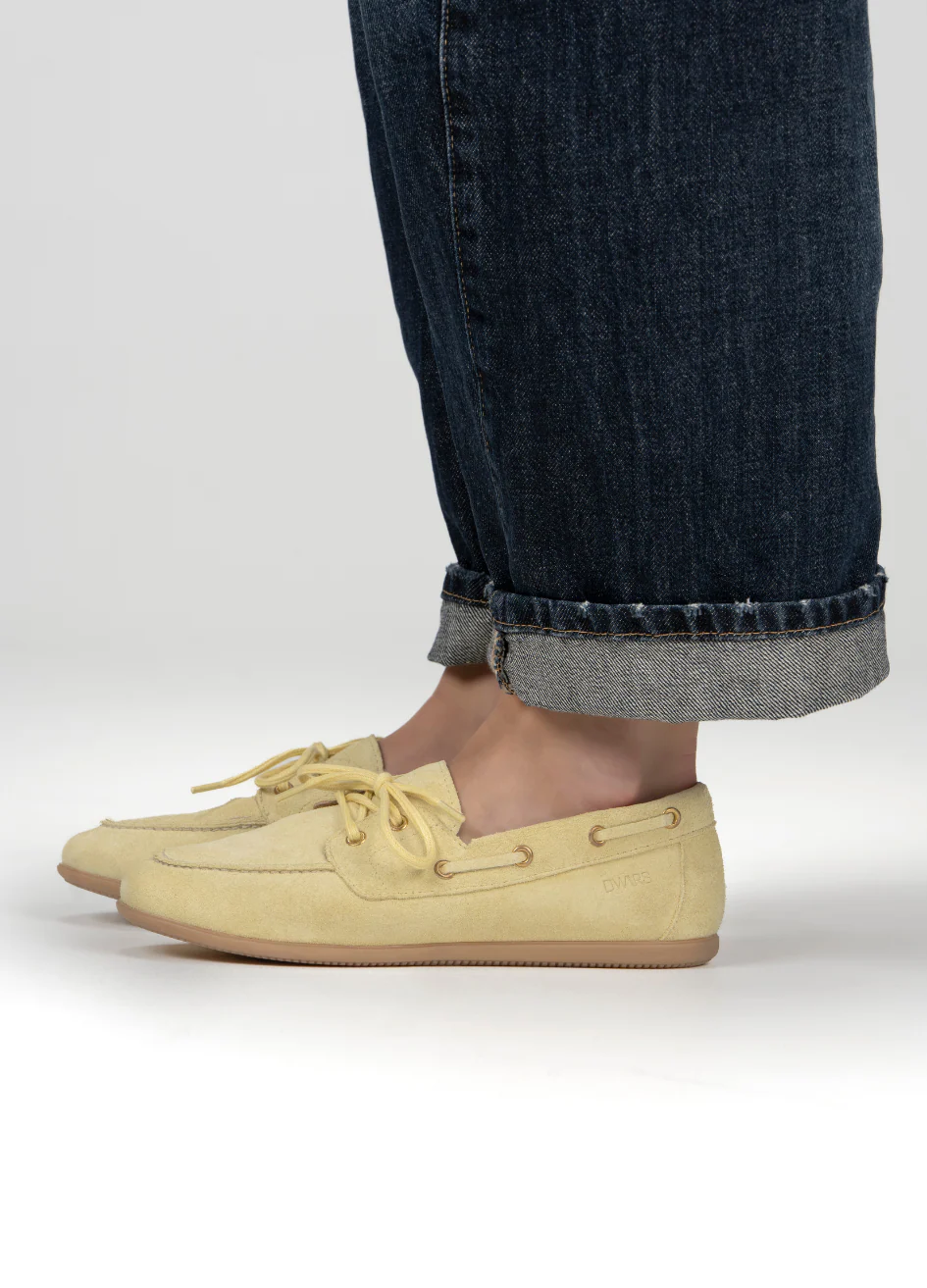 LATTY mocassins - lichtgeel