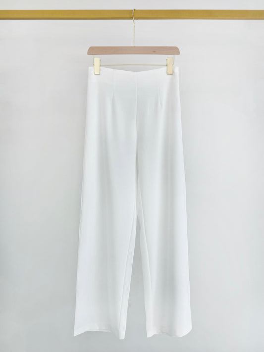 Pantalon rits - wit