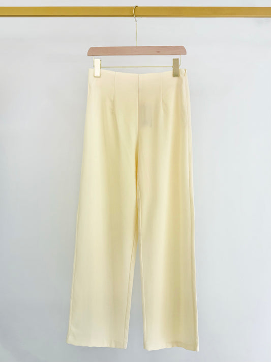 Pantalon rits - lichtgeel