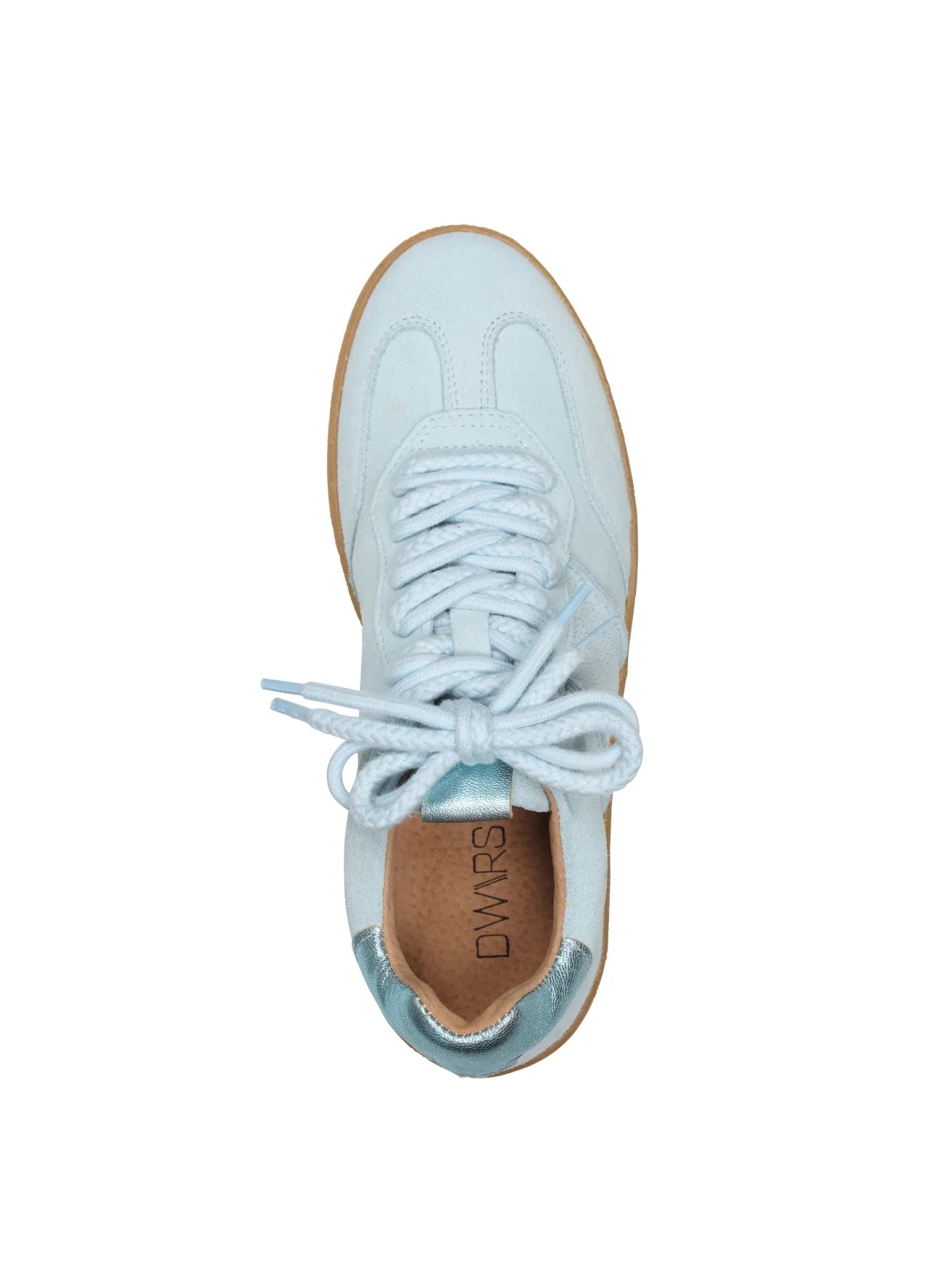 Poona laces sneaker - light blue
