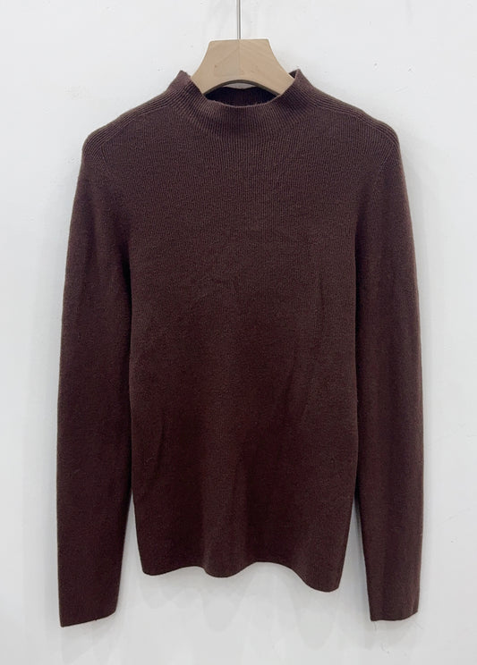 Truitje opstaande kraag - bruin