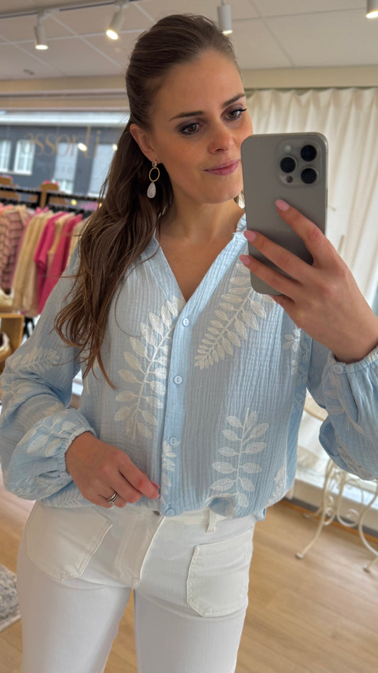 Lize blouse - lichtblauw