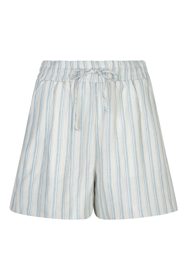Short muriel streep - lichtblauw/ecru