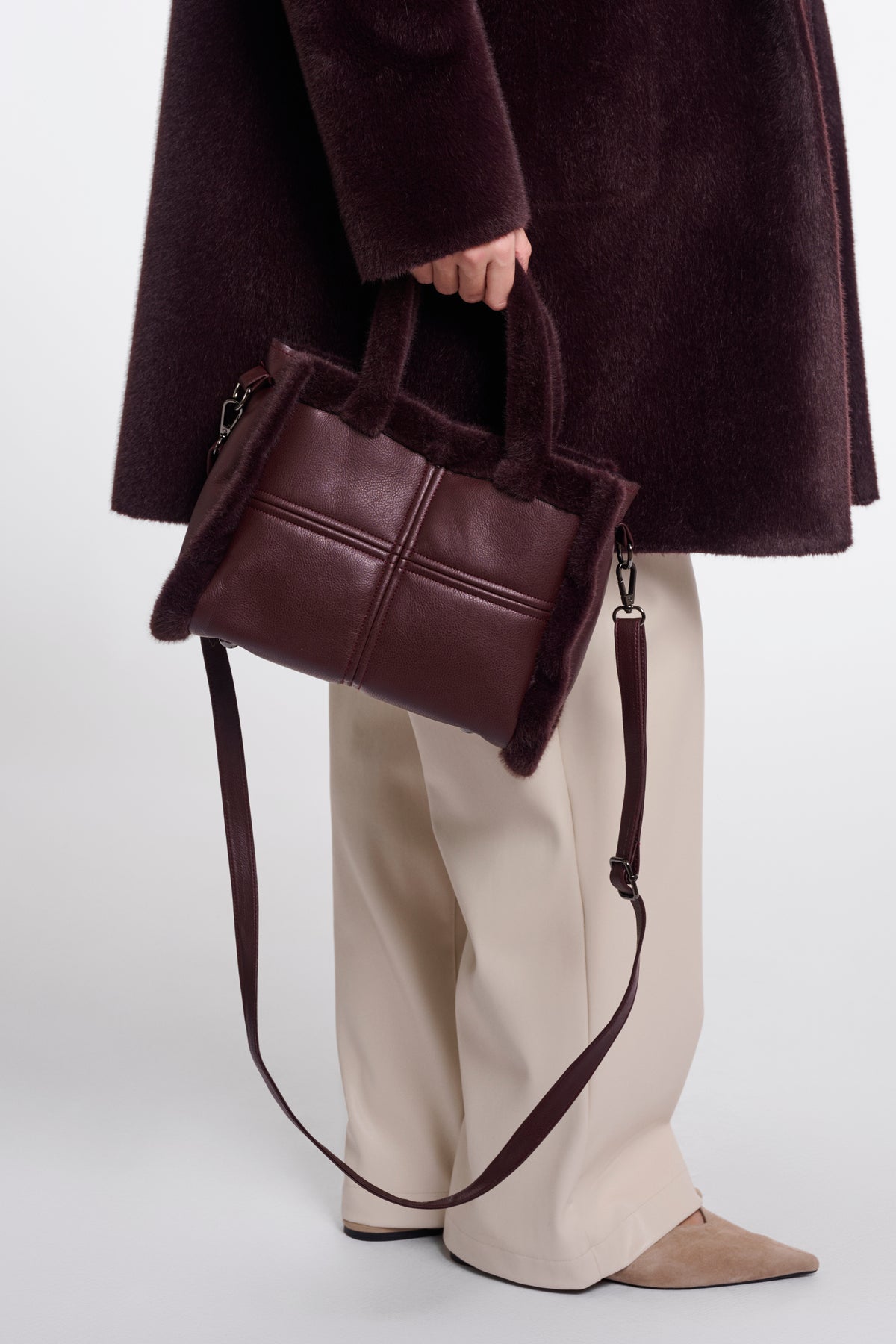 Jasha small shopper - fudge