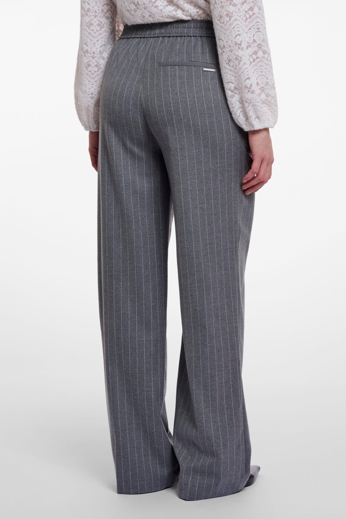Joko broek met krijtstreep - grijs