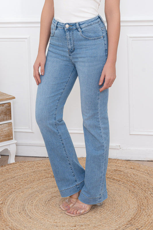 Bootcut jeans - lichtblauw
