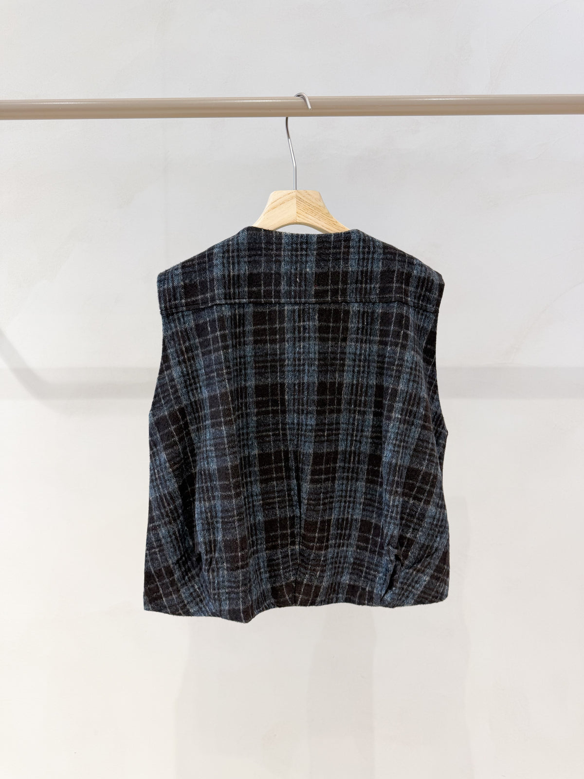 Geruite jacket ZM - blauw/bruin