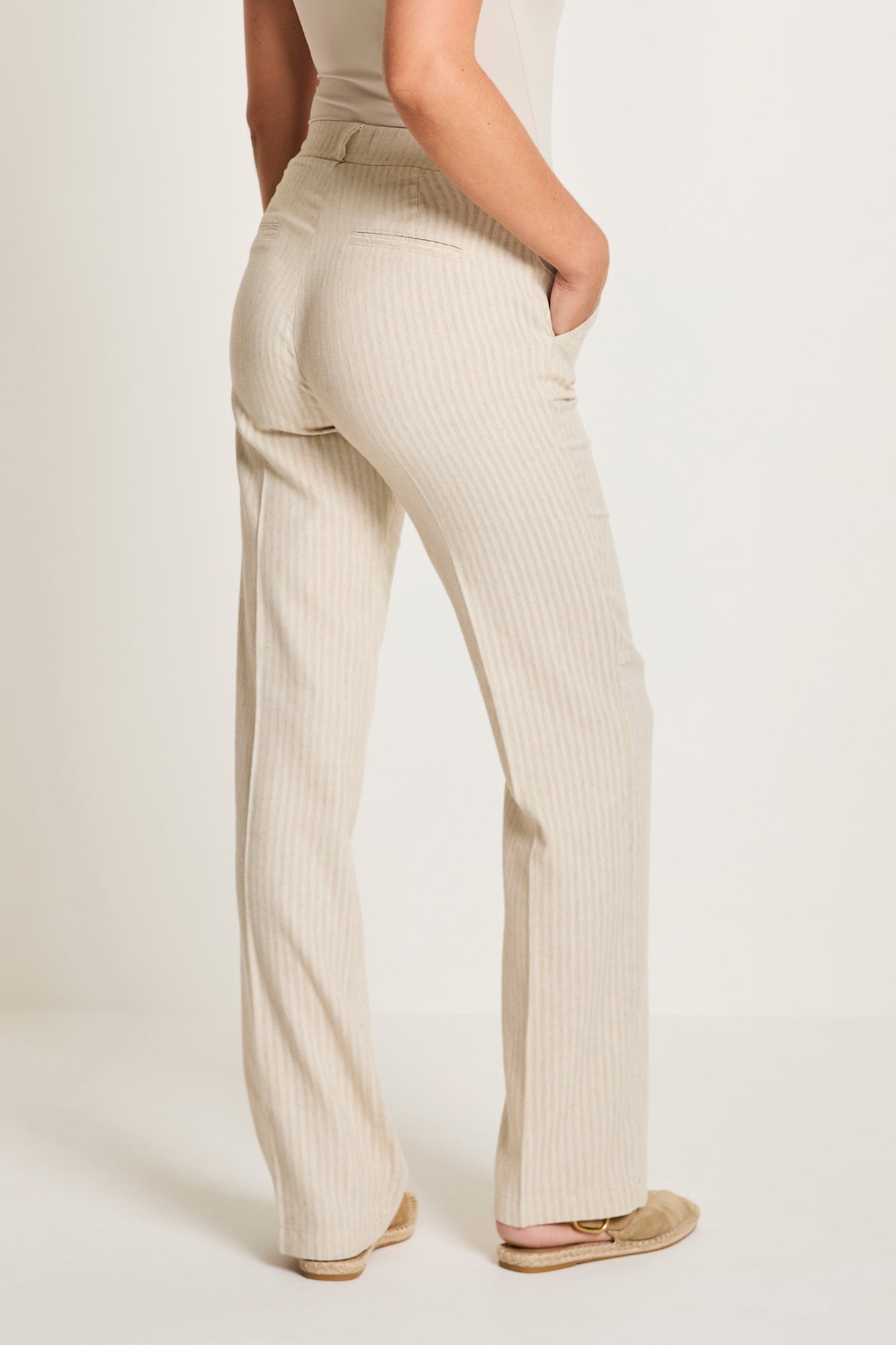 Hannah (Para Mi) striped linnen - sand