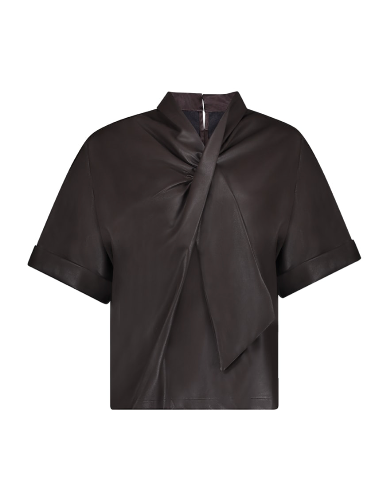 Top PU sjaal - bruin