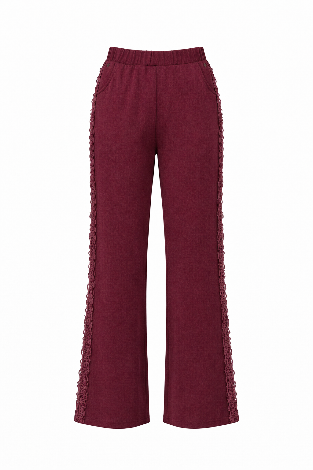 Sweat trousers lace - bordeaux