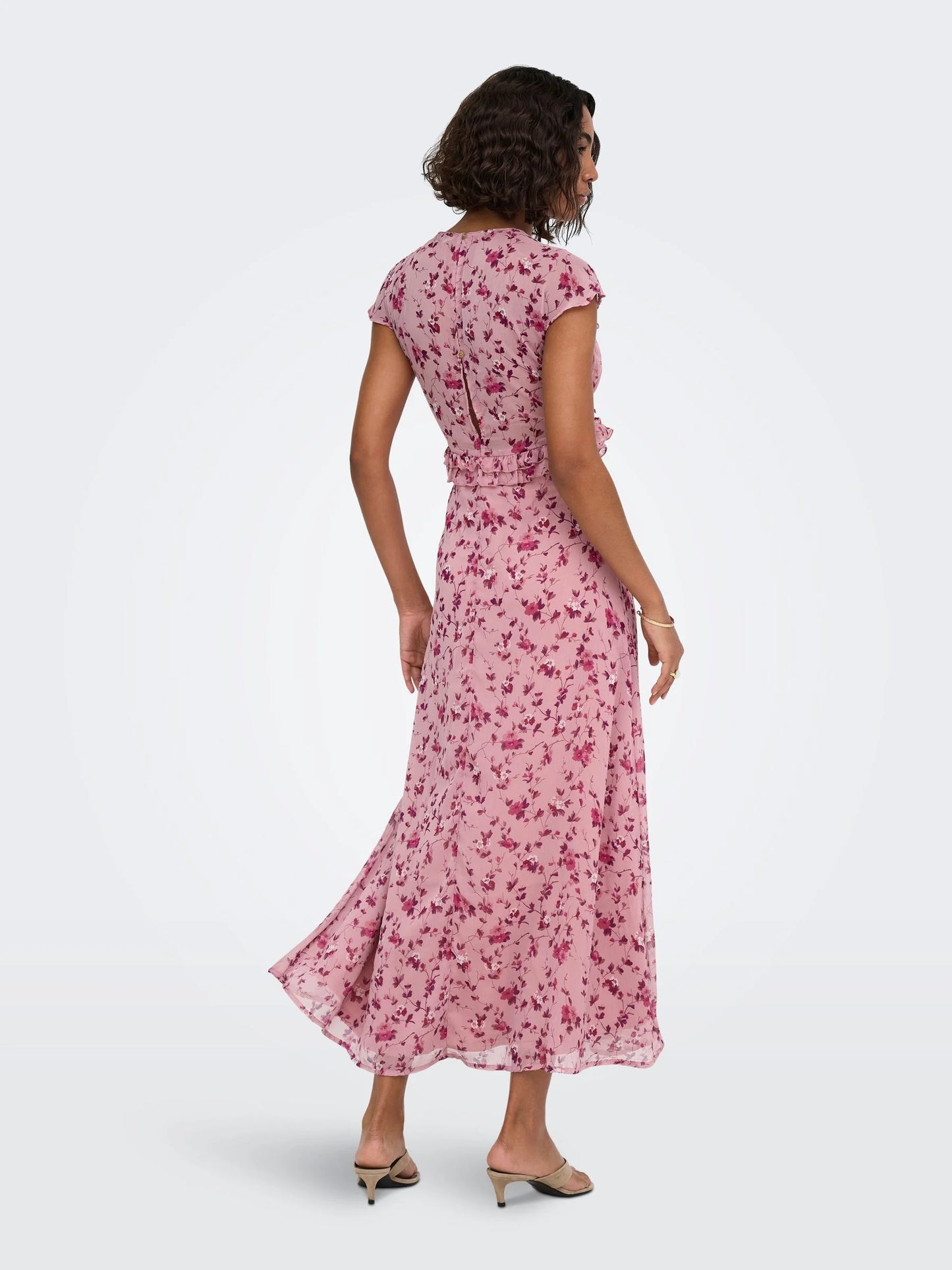 Valda bloemenkleed - roze