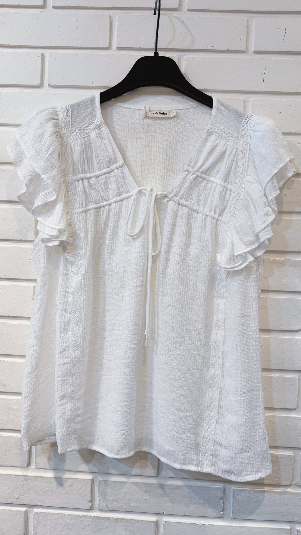 Juliette Ruffle Blouse - Wit