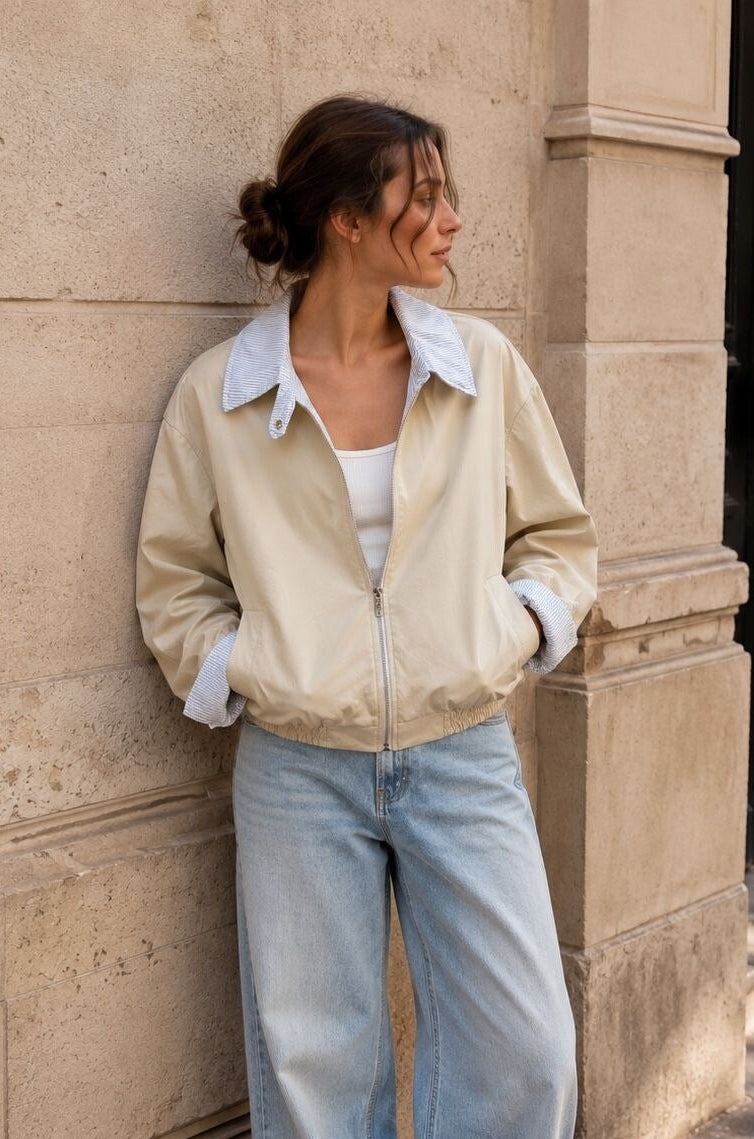 Reversible Bomber Jacket – 2 Looks in 1